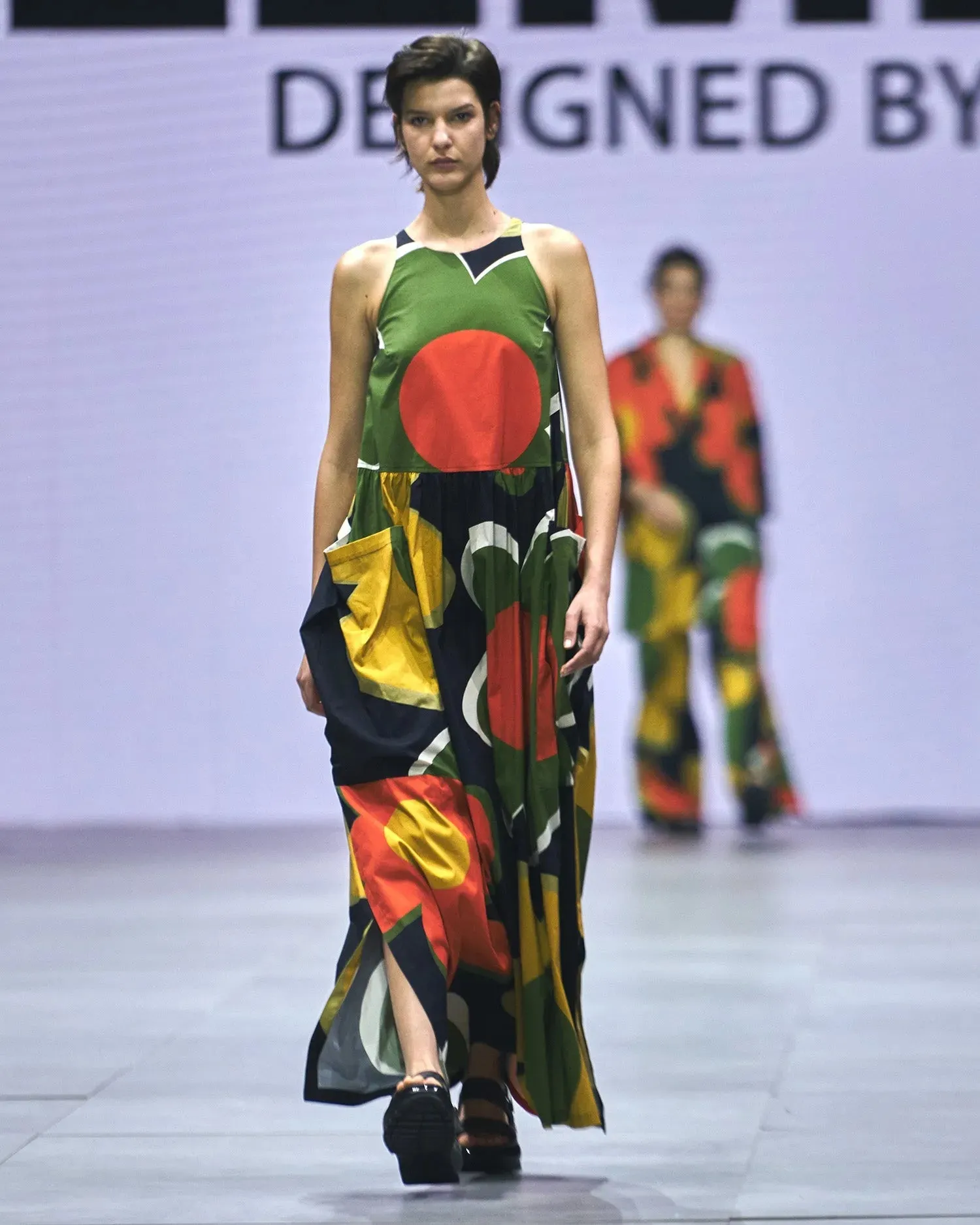 DINA SLEEVELESS MAXI DRESS, FLORAL