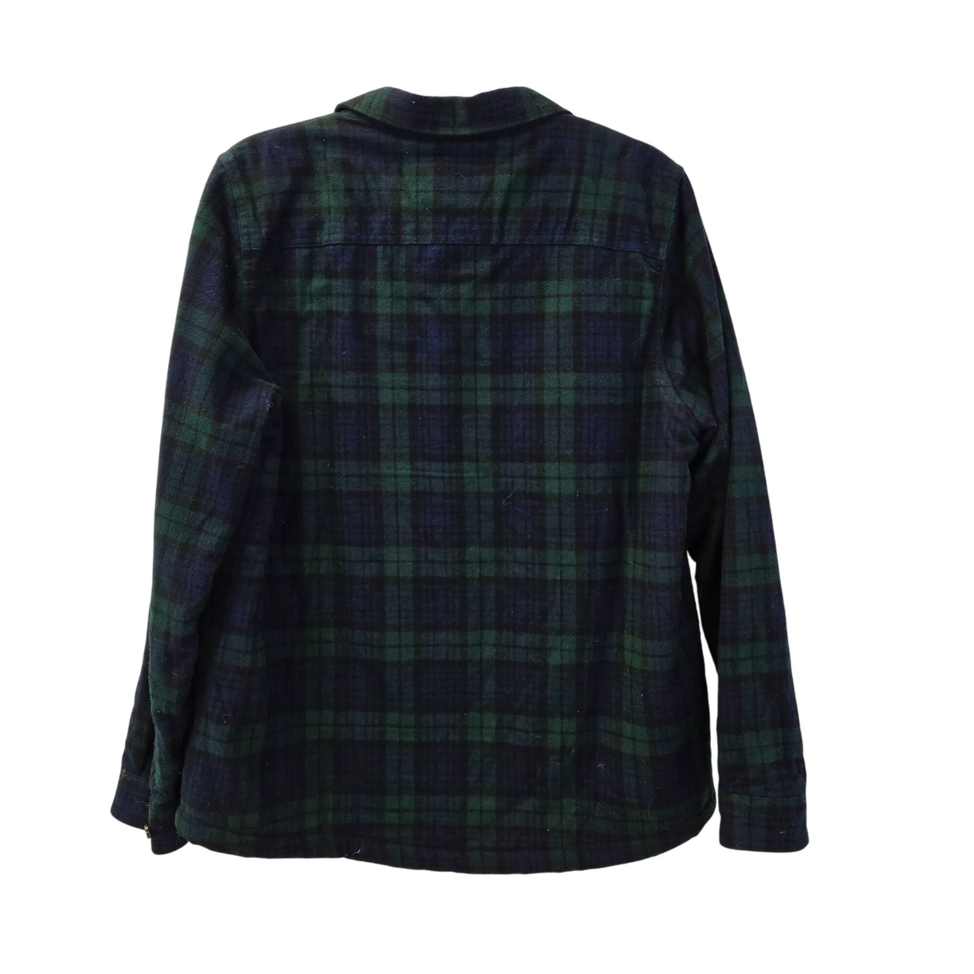 L.L. Bean Scotch Plaid Sherpa Lined Jacket Size Medium
