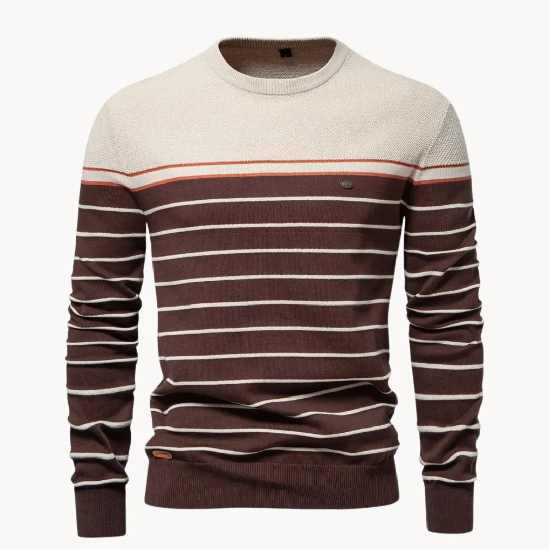 Mariner - Striped Cotton Sweater