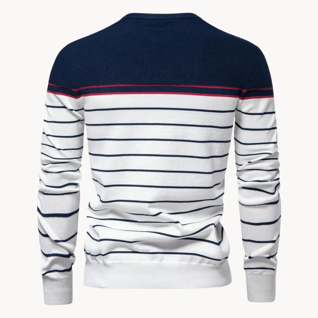 Mariner - Striped Cotton Sweater