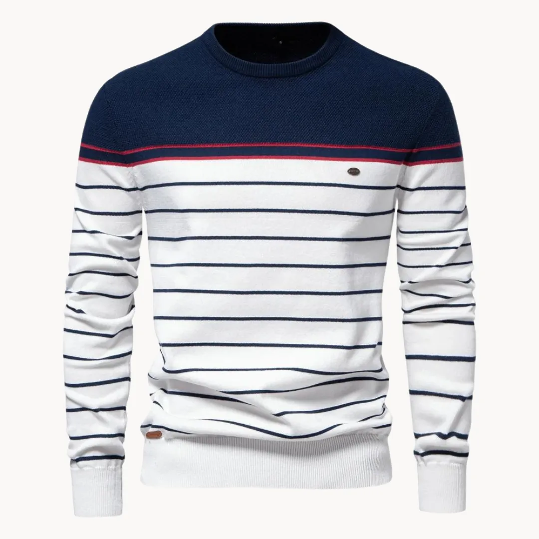 Mariner - Striped Cotton Sweater