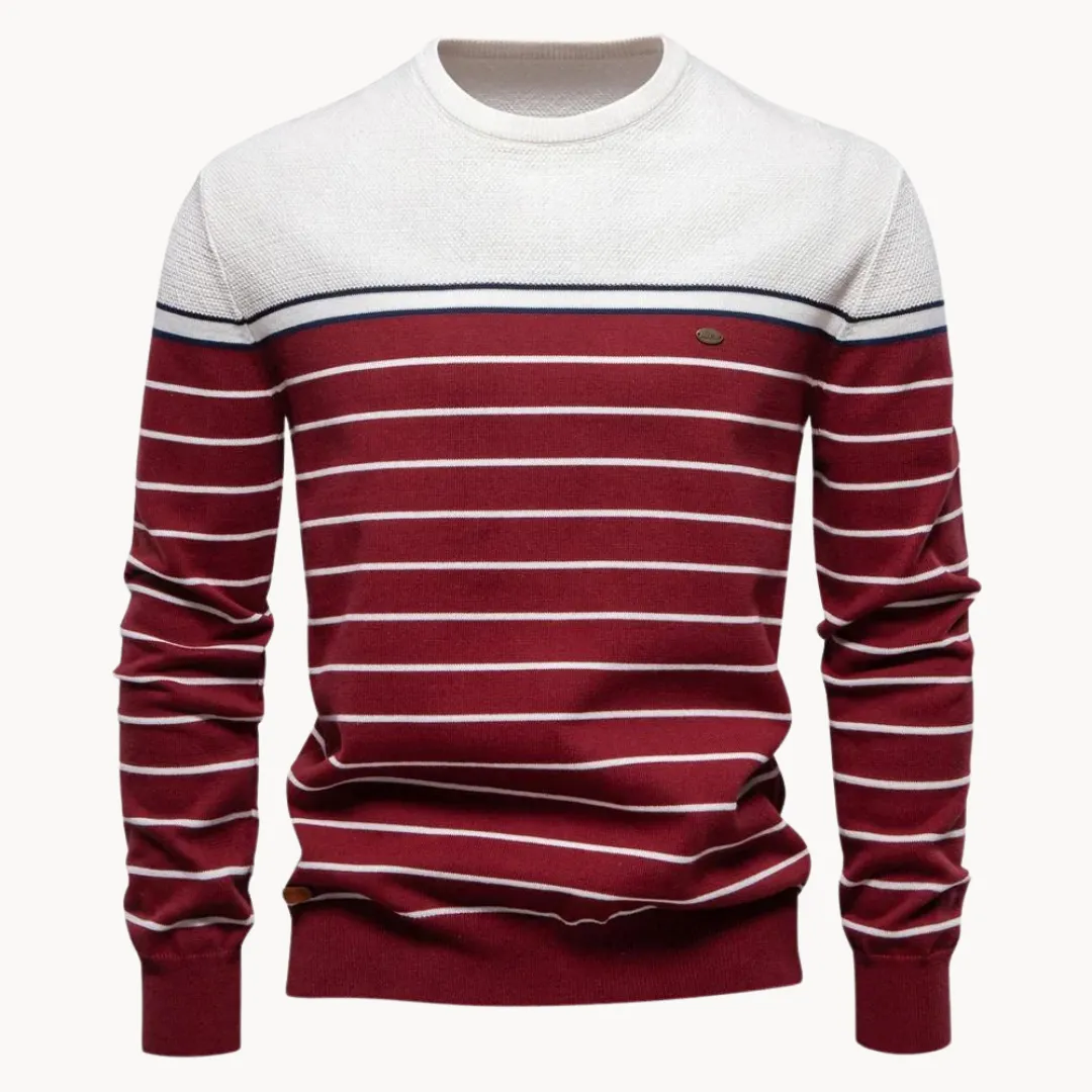 Mariner - Striped Cotton Sweater