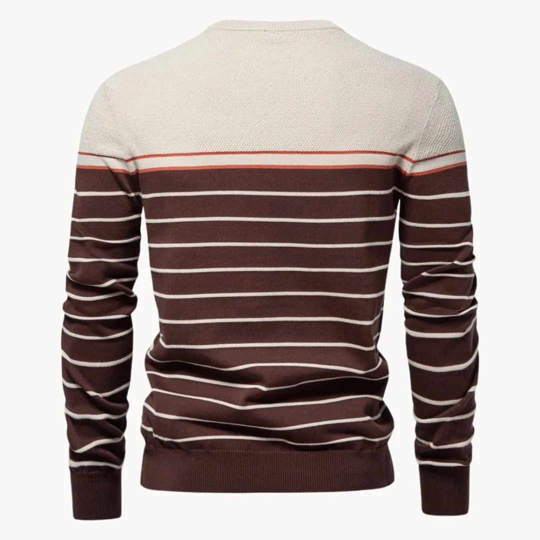 Mariner - Striped Cotton Sweater