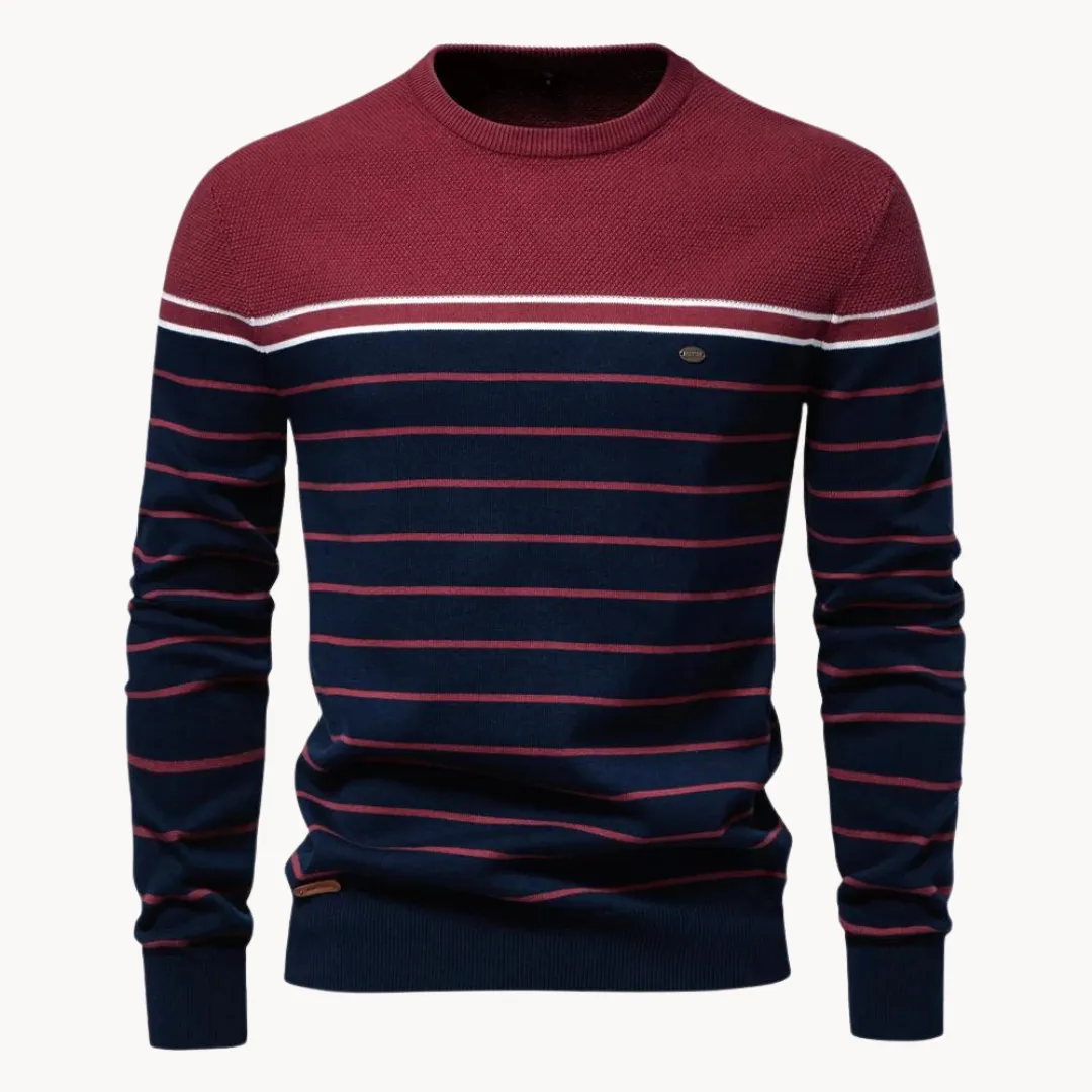 Mariner - Striped Cotton Sweater