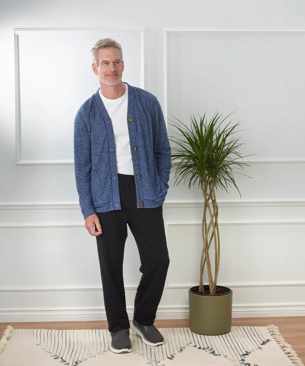 Men's Magnetic Button Front Cardigan