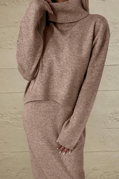 Slay The Day Sleeveless Dress And Sweater Set