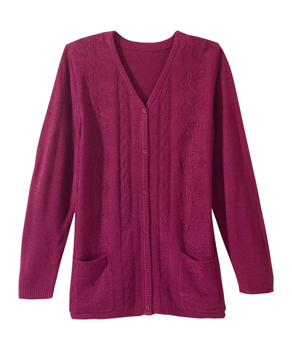 Women's Open Back Cardigan